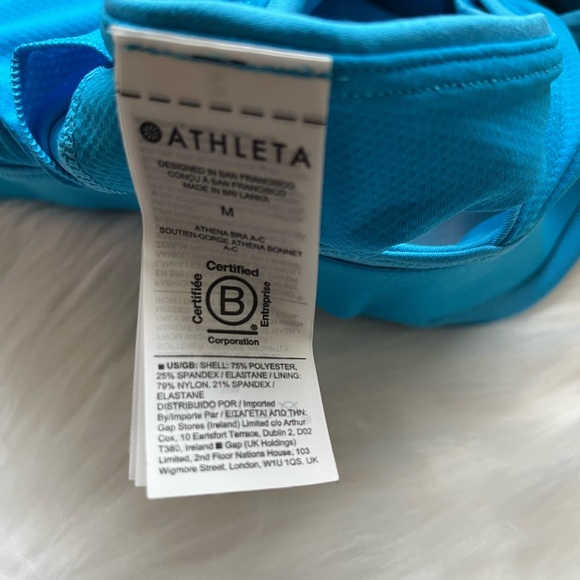 Athleta Aurora Triangle Sports Bra A-C size Medium - Picture 7 of 7